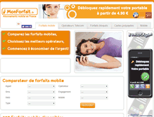 Tablet Screenshot of monforfait.fr